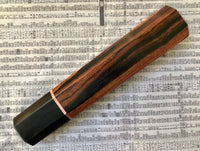 Custom Japanese Knife handle (wa handle) for 165-210mm - Cocobolo and horn
