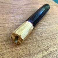 Custom Japanese Knife handle (wa handle) - Rosewood and olive