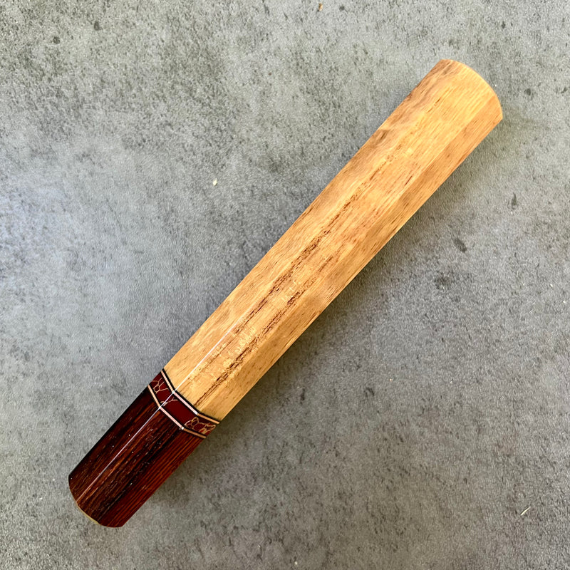 Custom Japanese Knife handle (wa handle)  for 240mm -   Mango and cocobolo