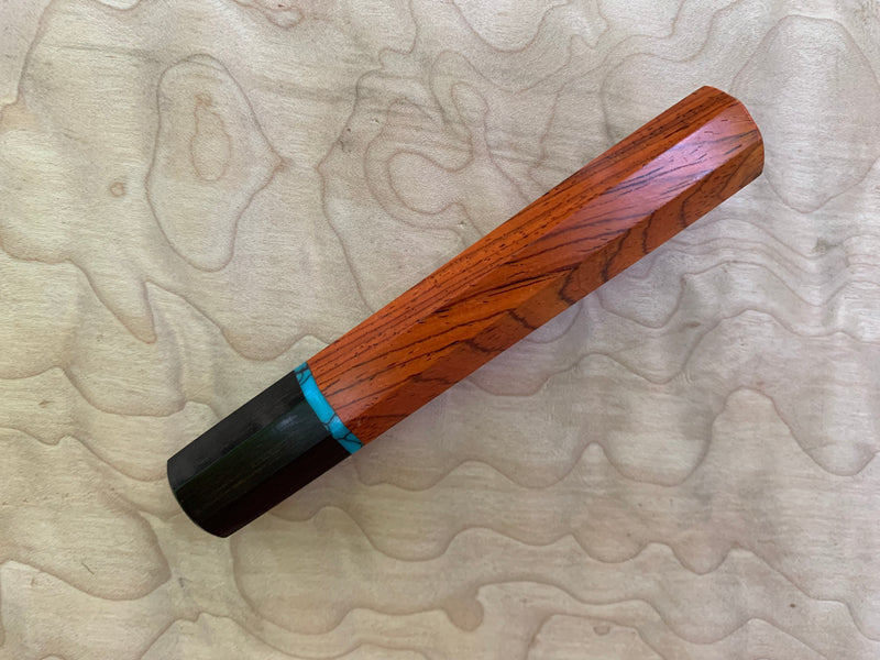 Custom Japanese Knife handle (wa handle) - Cocobolo Rosewood