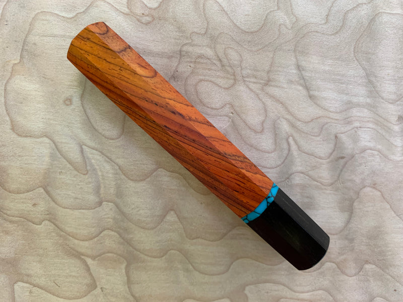 Custom Japanese Knife handle (wa handle) - Cocobolo Rosewood