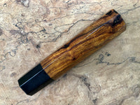 Custom Japanese Knife handle (wa handle) for 165-210mm - Desert ironwood and horn
