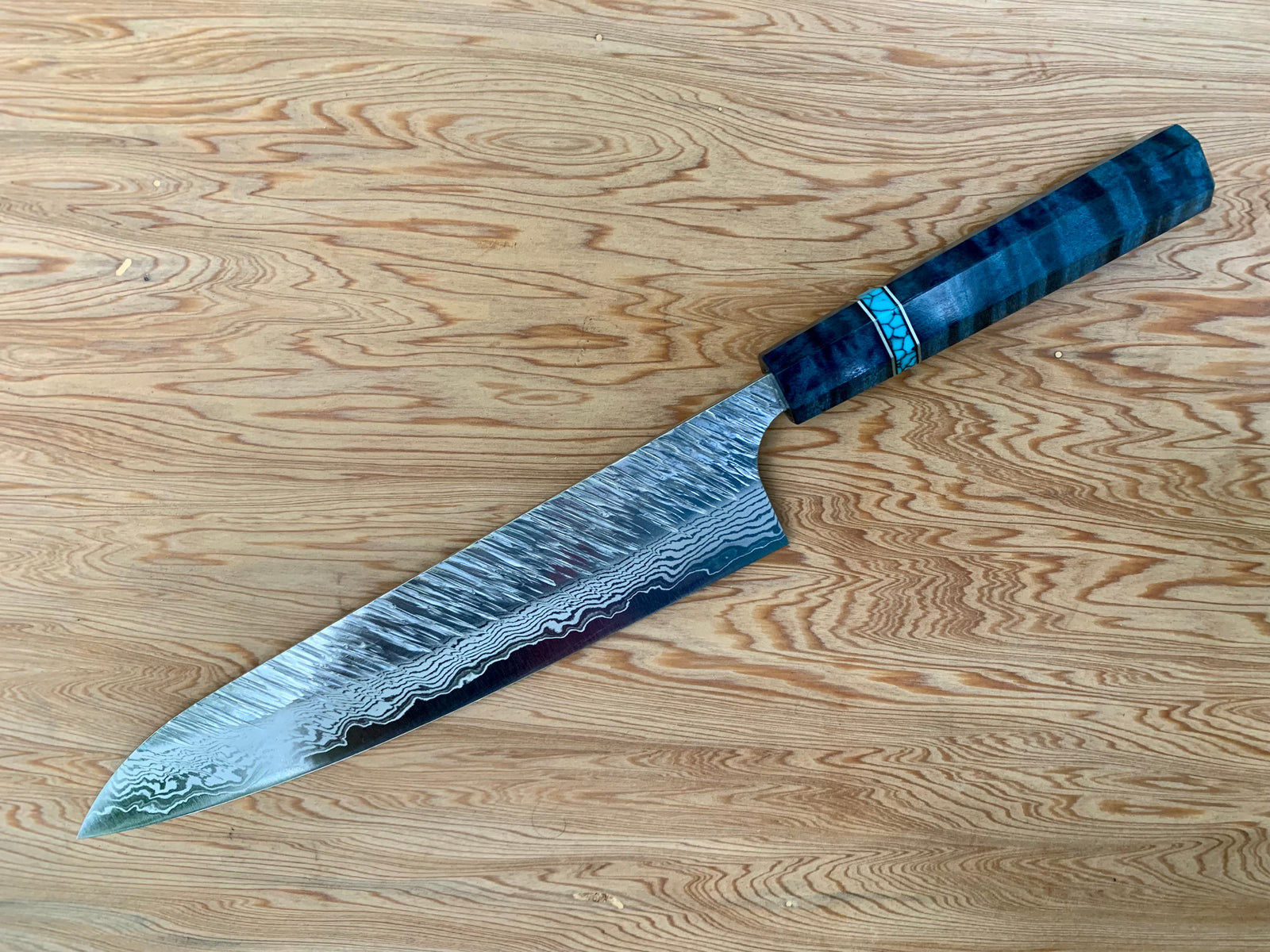 Custom Yu Kurosaki Fujin Hammered 240mm (10”) Gyuto Chef Knife
