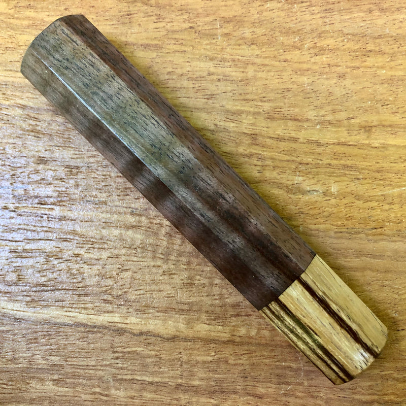 Custom Japanese Knife handle (wa handle) - Curly Walnut