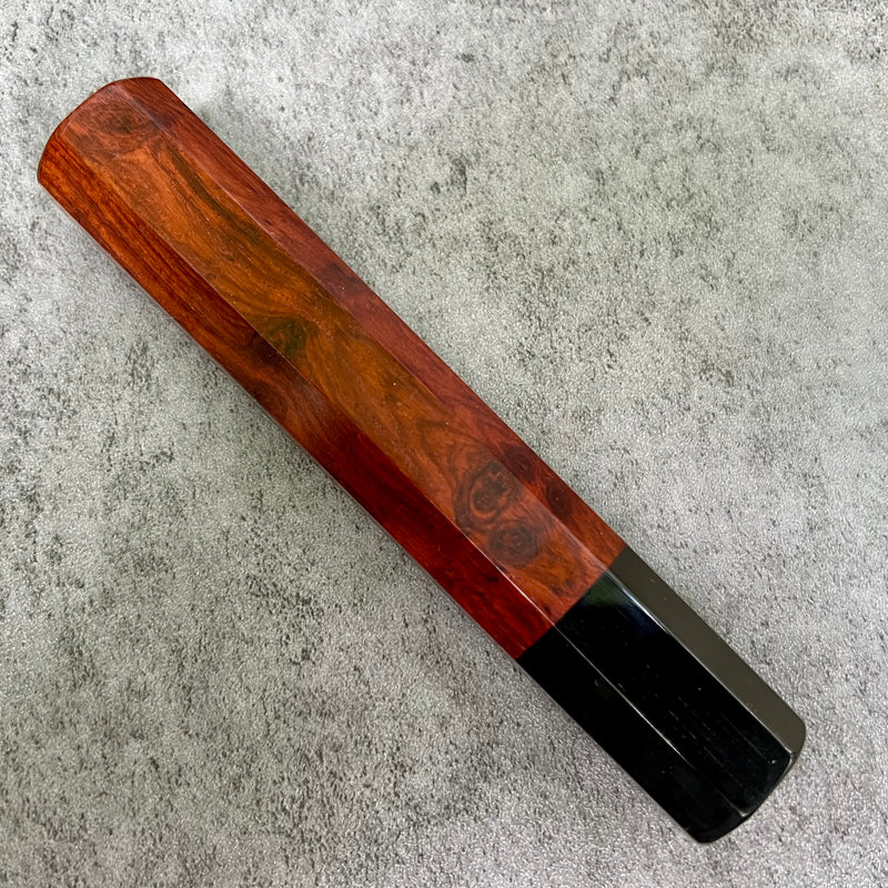 Hanoi Made Custom Japanese Knife handle (wa handle)  for 240 : Rosewood and horn