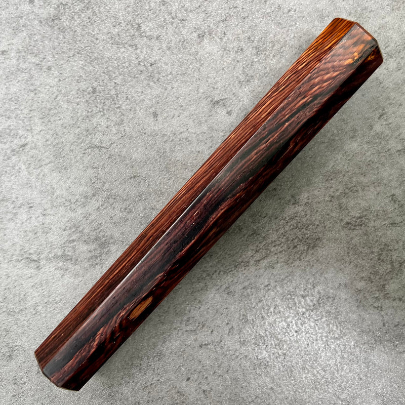 Custom Japanese Knife handle (wa handle)  for 240mm -  Dark Cocobolo