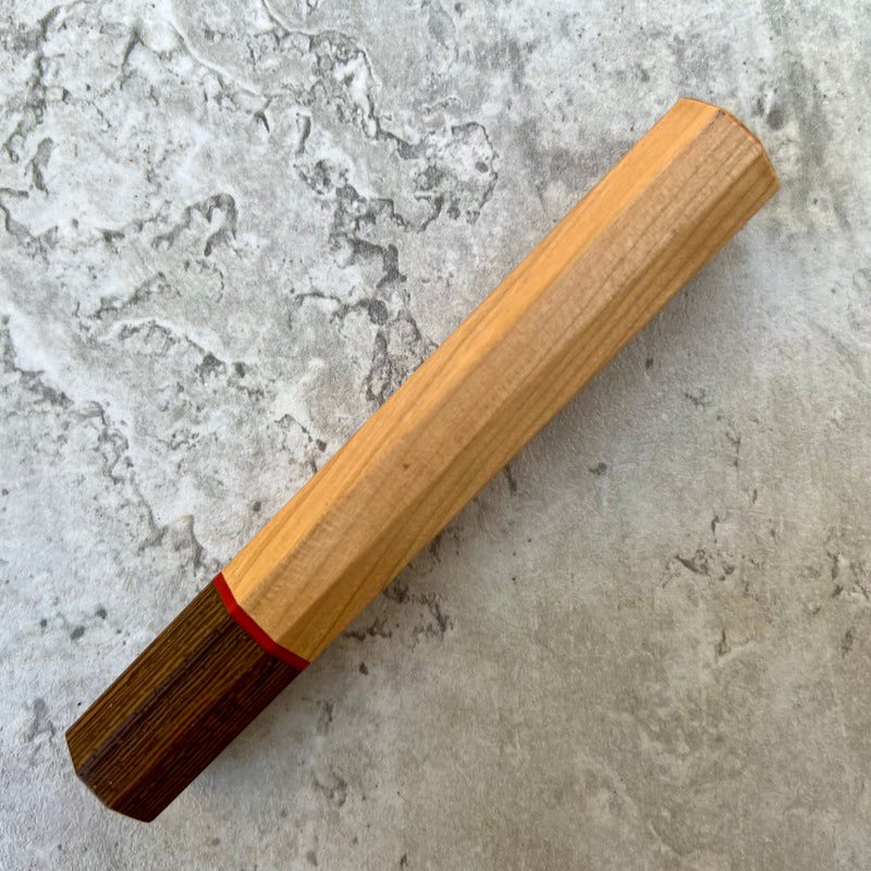 Custom Japanese Knife handle (wa handle)  for 165-210mm : Cherry and wenge