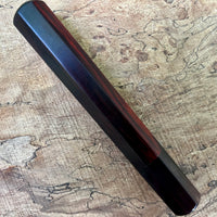 Hanoi Made Japanese Knife handle (wa handle)  for 240mm - Rosewood and marbled horn
