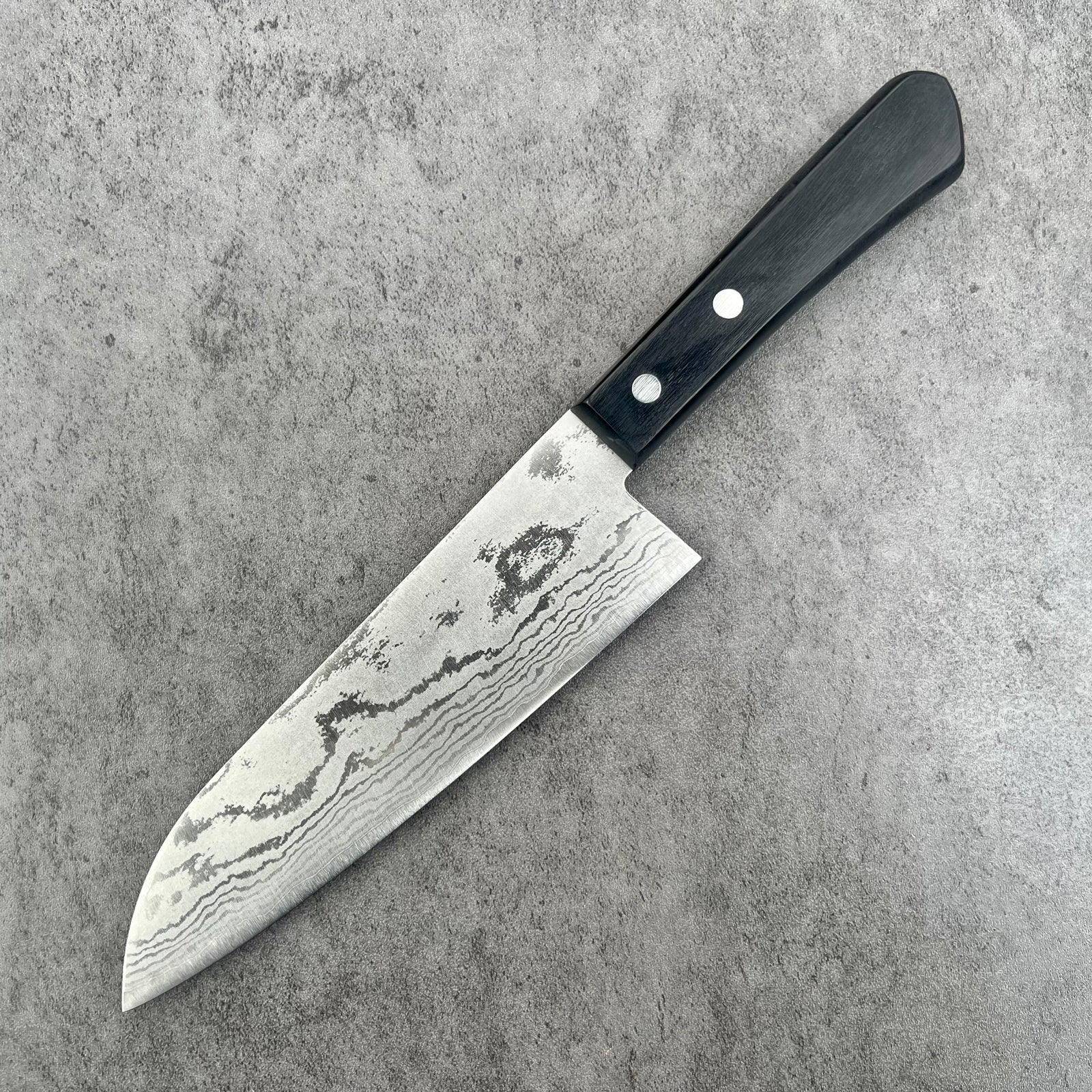 Shigeki Tanaka VG10 33 Layer Damascus Santoku 165mm – Sugi Cutlery