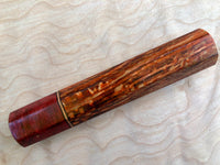 Custom Japanese Knife handle (wa handle) - Spaghetti Oak
