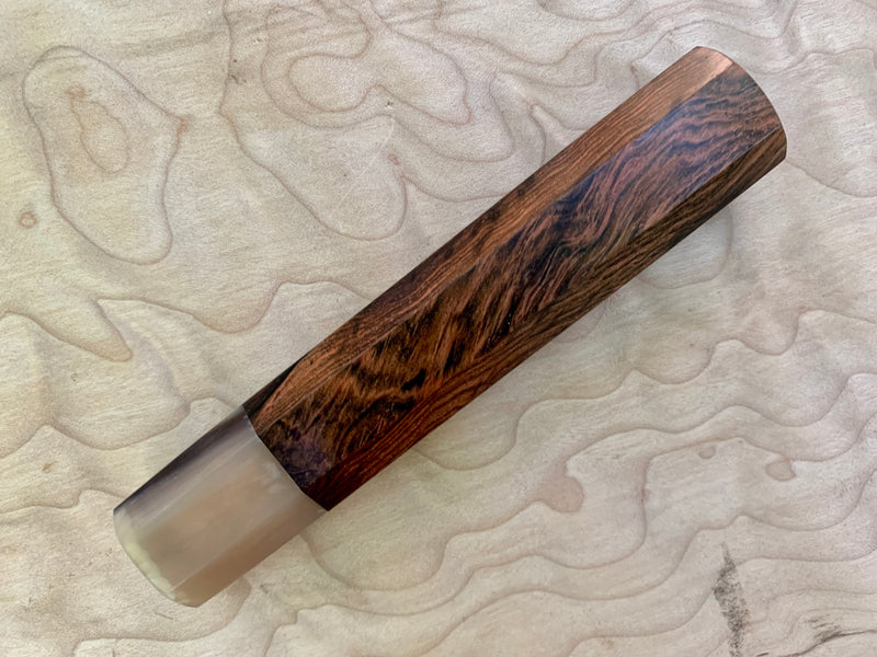 Custom Japanese Knife handle (wa handle) - Brazilian Rosewood