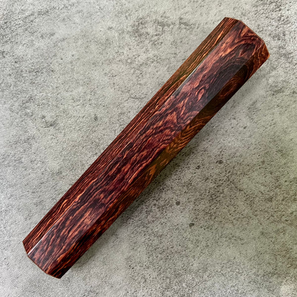 Custom Japanese Knife handle (wa handle)  for 240mm - Kingwood (rosewood)