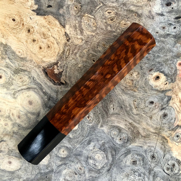 Custom Japanese Knife handle (wa handle) - Premium grade Snakewood