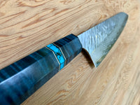 Custom Yu Kurosaki Fujin Hammered 240mm (10”) Gyuto Chef Knife- Quilted Maple