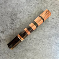 Custom Japanese Knife handle (wa handle)  for 240mm  -  Reverse Fibonacci with rosewood
