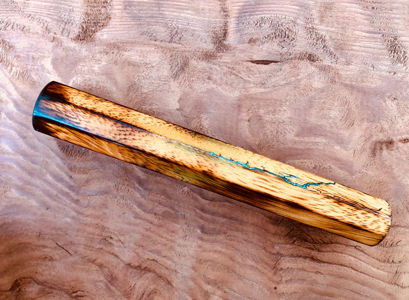 Custom Japanese Knife Handle - Litchenberg Osage Orange