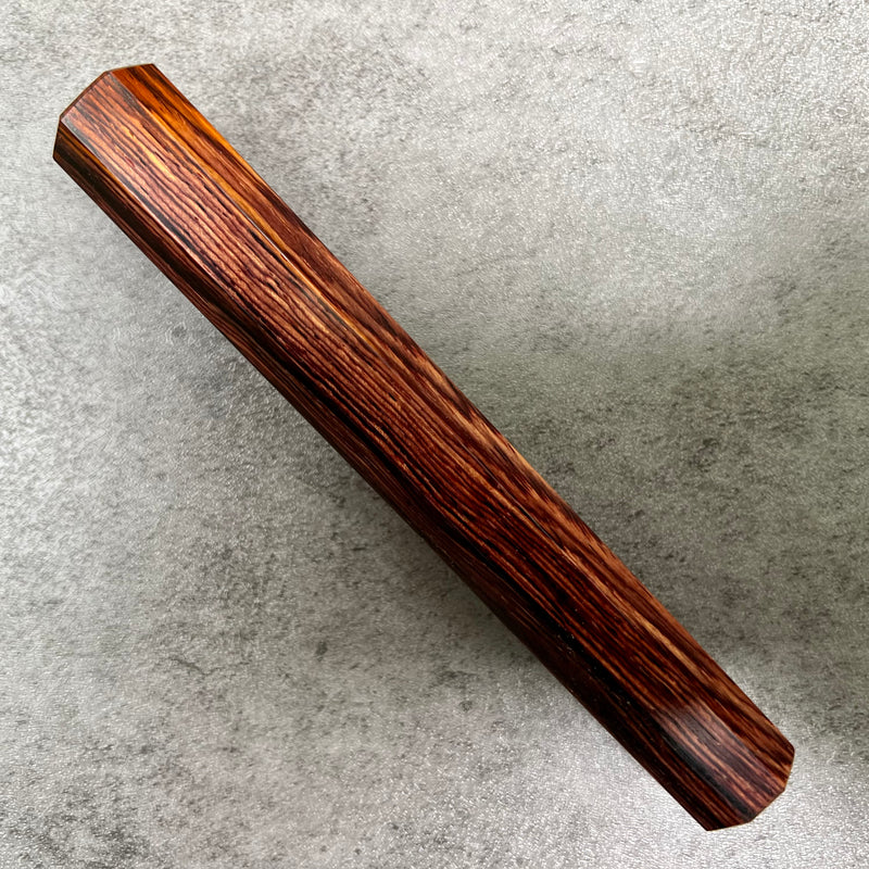 Custom Japanese Knife handle (wa handle)  for 240mm -  Dark Cocobolo