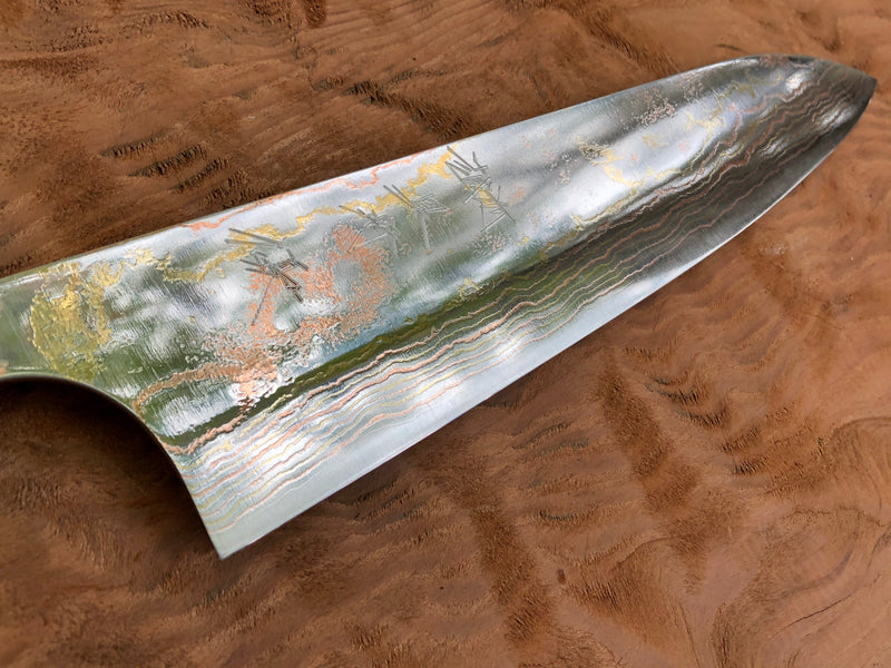 Kurosaki Ao2 Rainbow Damascus - 210 gyuto