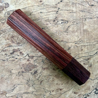Custom Japanese Knife handle (wa handle)  for 210mm  -  Yucatán rosewood and Katalox