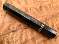 Custom Japanese Knife Handle (Wa Handle) - Gabon ebony and horn