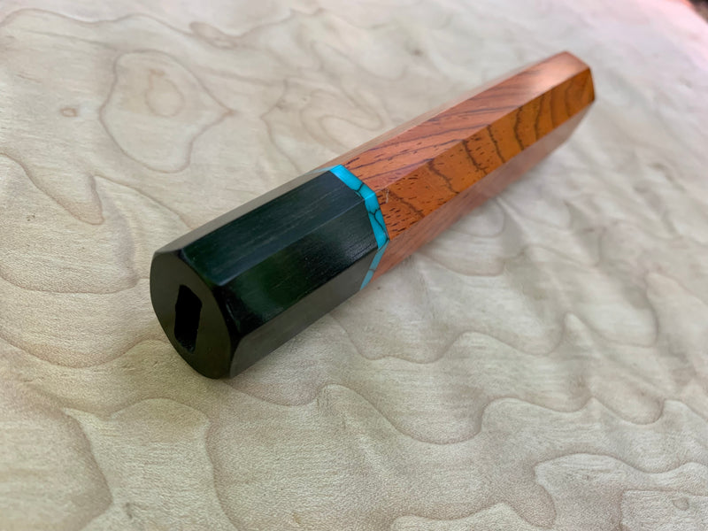 Custom Japanese Knife handle (wa handle) - Cocobolo Rosewood