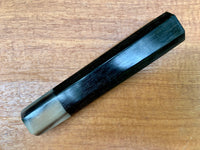 Custom Japanese Knife handle (wa handle) - Ebony and horn