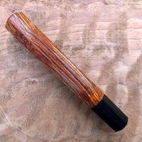 Custom Japanese Knife handle (wa handle)  for 165-210mm  - Cocobolo and ebony