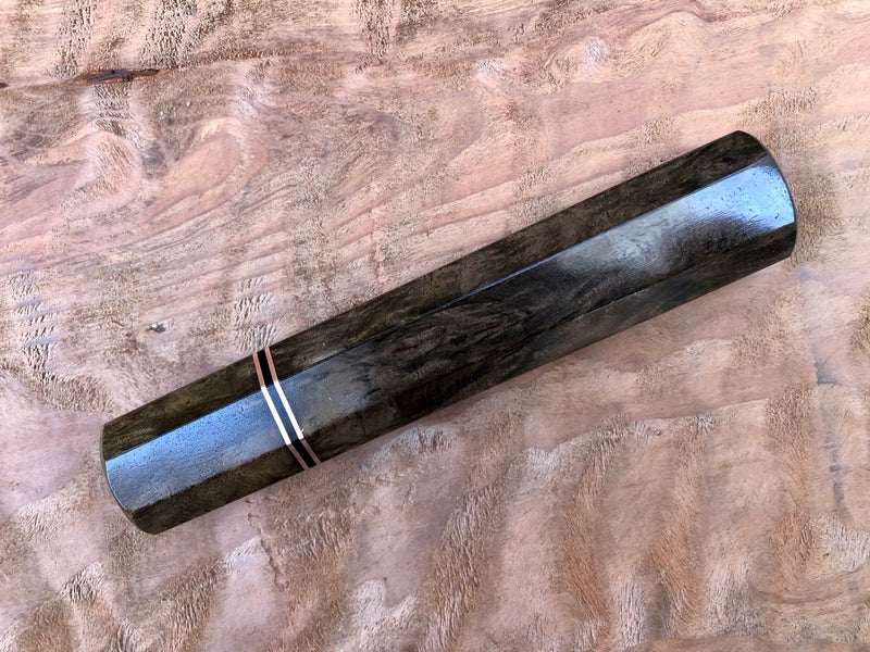 Custom Japanese Knife handle (wa handle) - Canxan Negro Burl