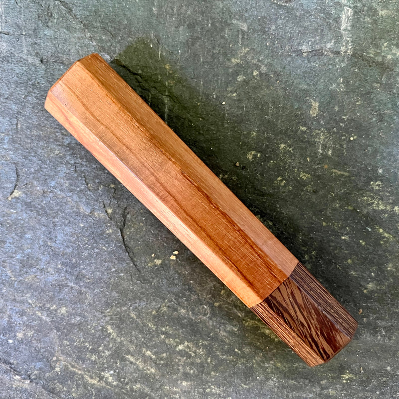 Custom Japanese Knife handle (wa handle)  for 240mm  -  Yucatán rosewood and wenge