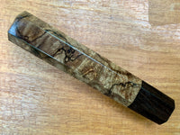 Custom Japanese Knife handle (wa handle) - Spalted Chechen burl