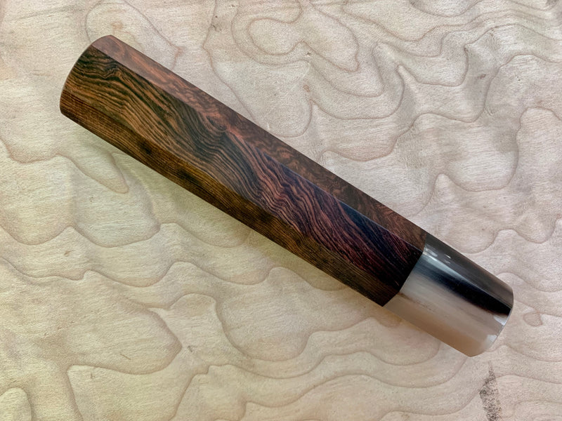 Custom Japanese Knife handle (wa handle) - Brazilian Rosewood