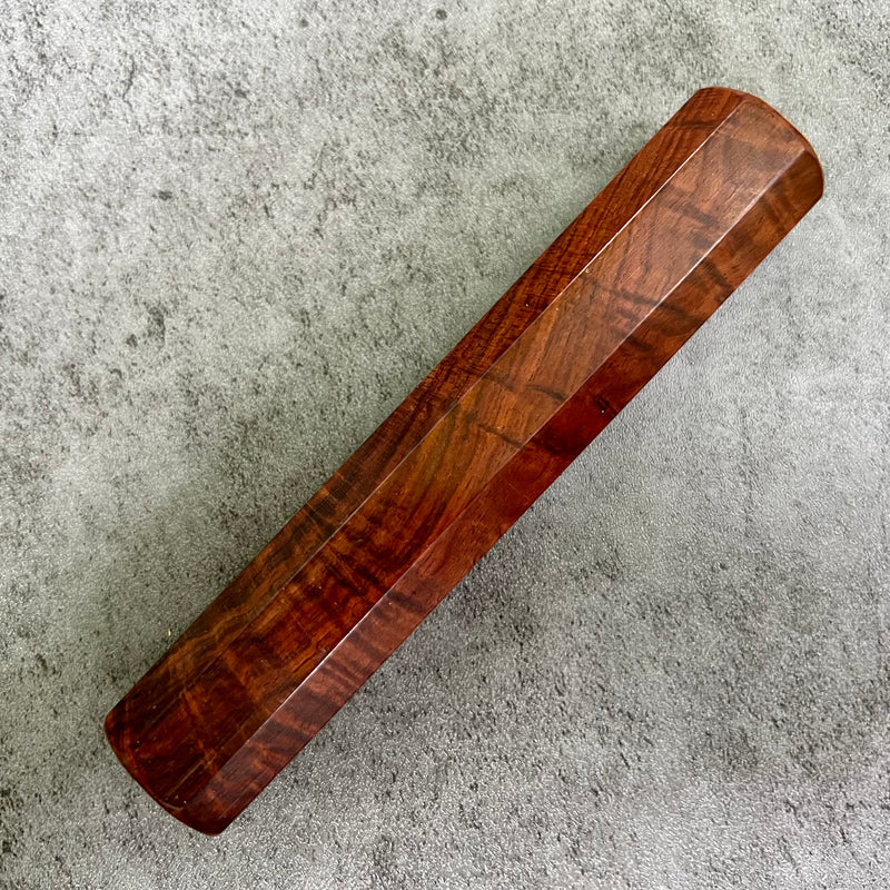 Hanoi Made Custom Japanese Knife handle (wa handle)  for 210mm : Curly Rosewood