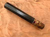 Custom Japanese Knife Handle - Ancient Bog Oak