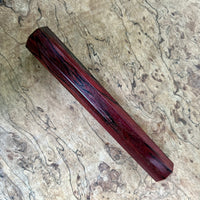Custom Japanese Knife handle (wa handle)  for 165-210mm - Dyed spalted sycamore