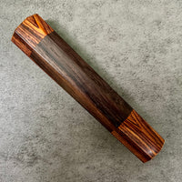 Custom Japanese Knife handle (wa handle)  for 165-210mm  -  East India Rosewood and Cocobolo