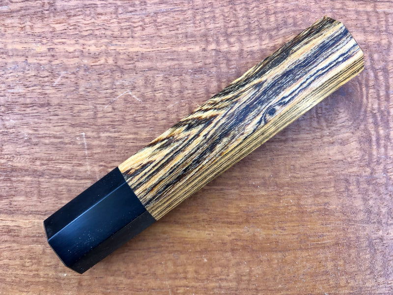 Custom Japanese Knife handle (wa handle) for 165-210mm : Bocote and Horn