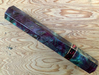 Custom Japanese Knife handle (wa handle) for 165-210mm - Swirl Dyed maple burl
