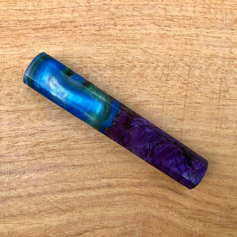 Custom Japanese Knife Handle - Petty handle : hybrid purple