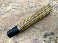 Custom Japanese Knife handle (wa handle) for 165-210mm - Bocote and horn