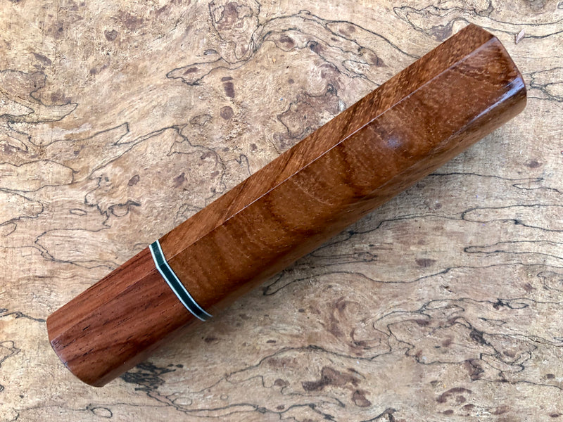 Custom Japanese Knife handle (wa handle) for 165-210mm -  Yucatán Rosewood