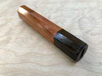 Custom Japanese Knife Handle (Wa Handle) - Yucatán Rosewood and Wenge