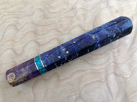 Custom Japanese Knife handle (wa handle) - Dyed Box Elder