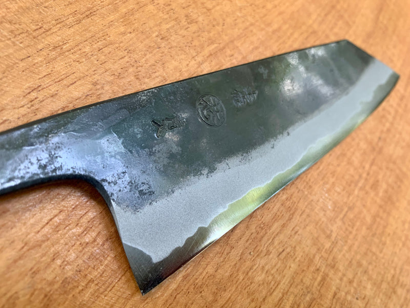 Kyohei Shindo Iron clad Aogami Kurouchi Bunka 165mm - Blade Only