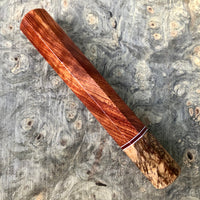 Custom Japanese Knife handle (wa handle) - Siamese Rosewood