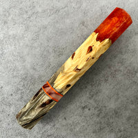 Custom Japanese Knife handle (wa handle)  for 165-210mm: Buckeye Burl Hybrid