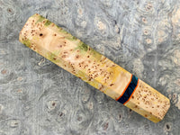 Custom Japanese Knife handle (wa handle) for 165-210 -  Dyed yellow cedar