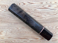 Custom Japanese Knife handle (wa handle)  for 240mm - Canxan Negro Burl