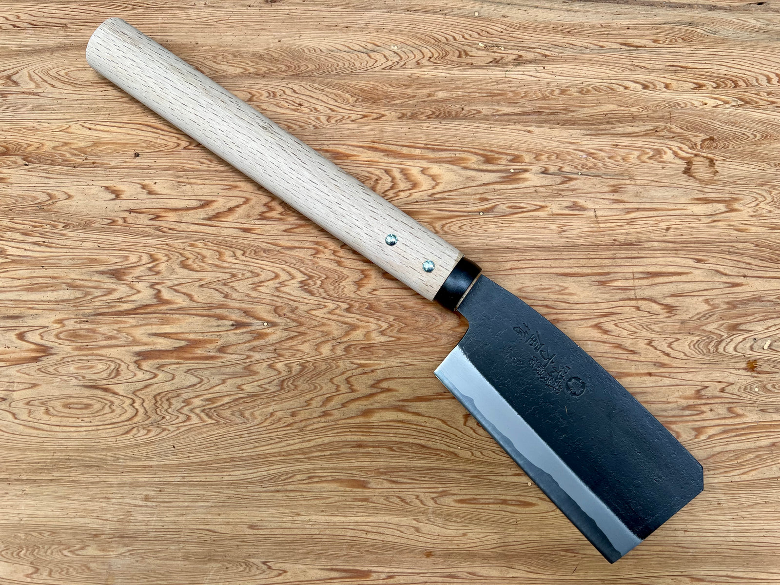 Ajikataya Azumagata Hatchet 135mm Double Bevel – Sugi Cutlery