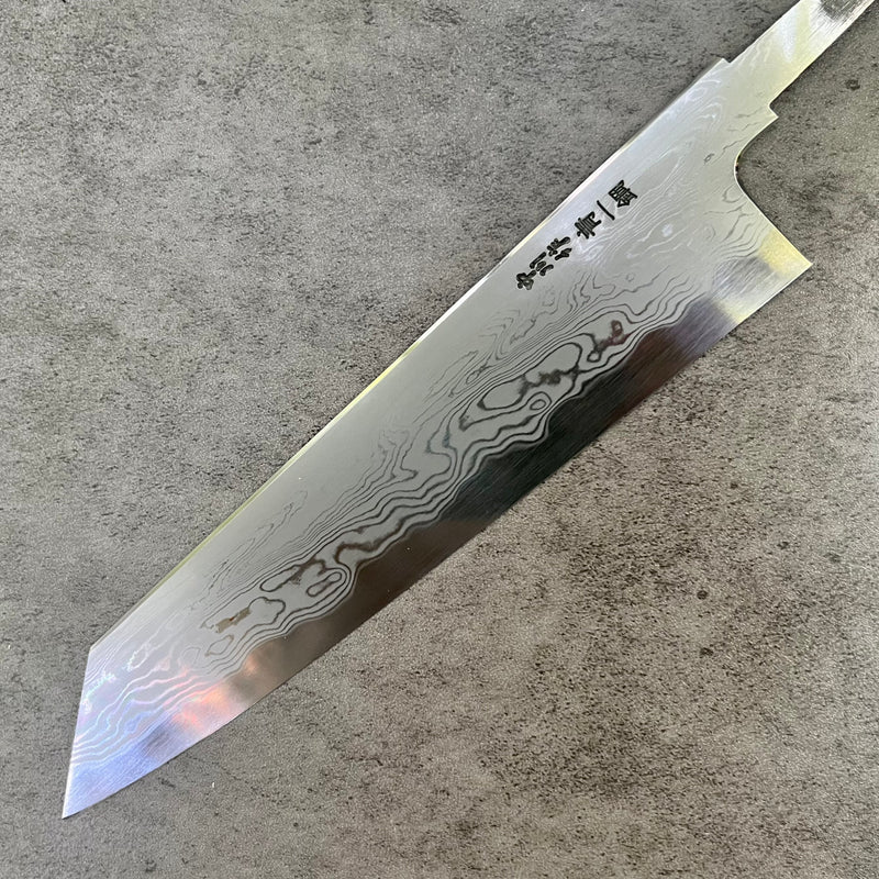 Nakagawa Myojin B1 Damascus  Kiritsuki Gyuto 210mm  - Blade Only
