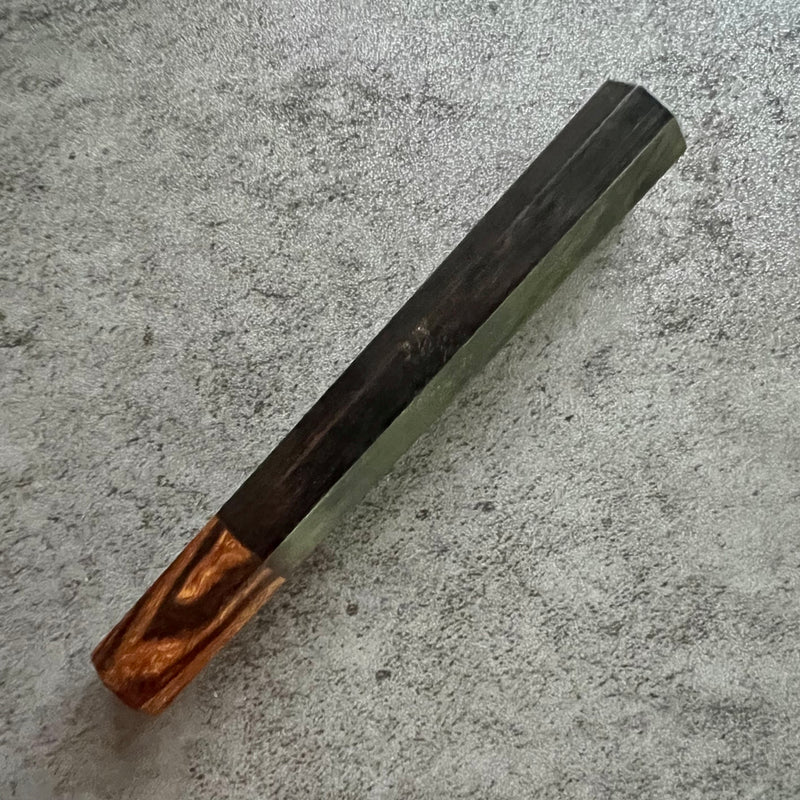 Custom Japanese Knife handle (wa handle)  for petty knives: African Blackwood